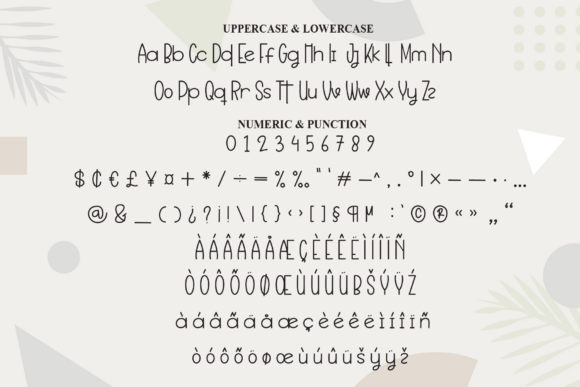 Simplicity Design Font PNG with transparent background - Preview 6