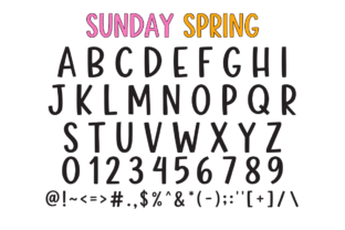 Sunday Spring Type Sunday Spring Font by Minimalist Eyes · Creative Fabrica