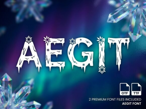 Aegit Font - Preview 1