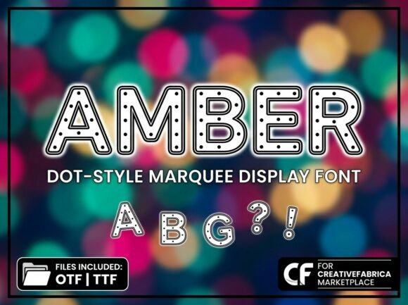 Amber Font - Preview 1