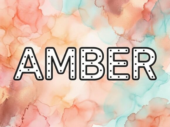 Amber Font - Preview 2