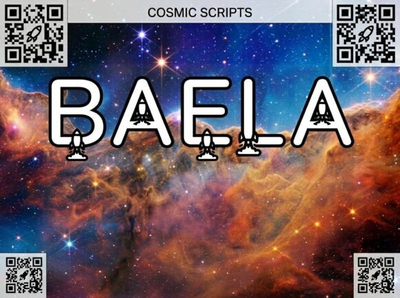 Baela Font PNG with transparent background - Preview 1