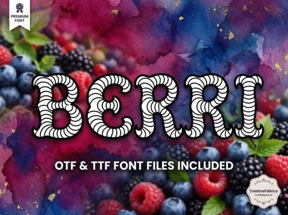 Berri Font - Preview 1
