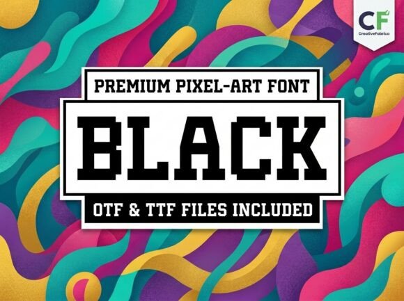 Black Font - Preview 3