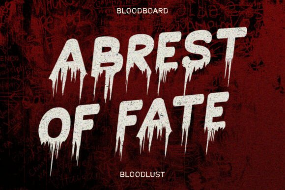 Bloodlust Font - Preview 2