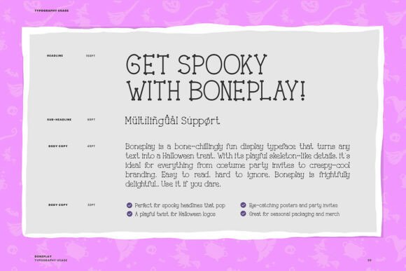 Boneplay Font - Preview 2