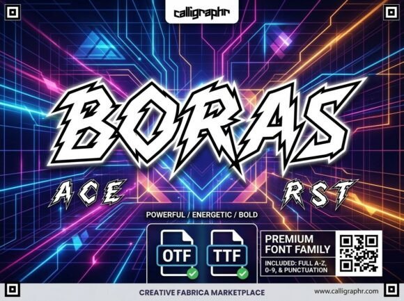 Boras Font - Preview 1
