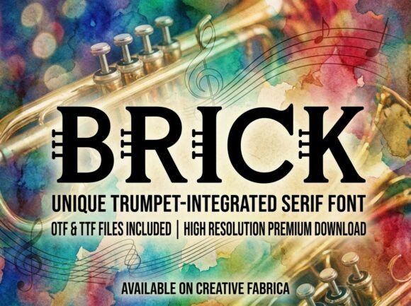 Brick Font - Preview 1