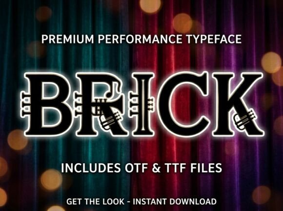 Brick Font - Preview 2