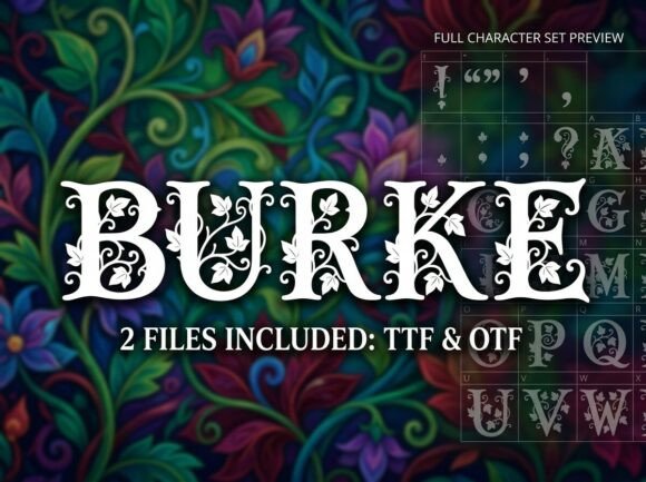 Burke Font - Preview 1