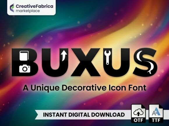 Buxus Font PNG with transparent background - Preview 1