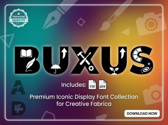 Buxus Font PNG with transparent background - Preview 2
