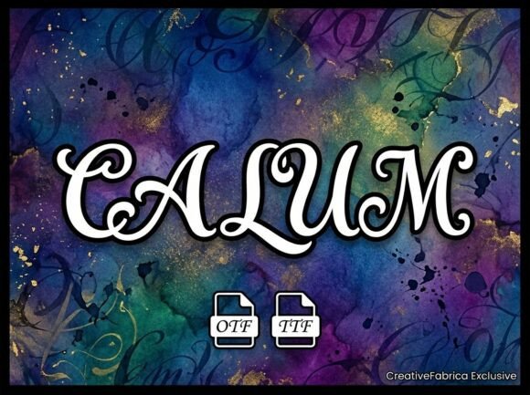 Calum Font - Preview 2
