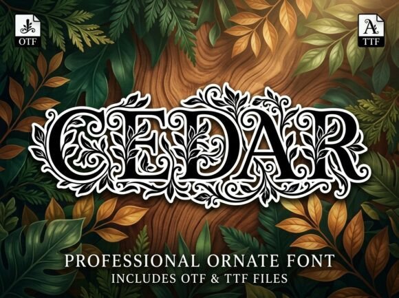 Cedar Font - Preview 1