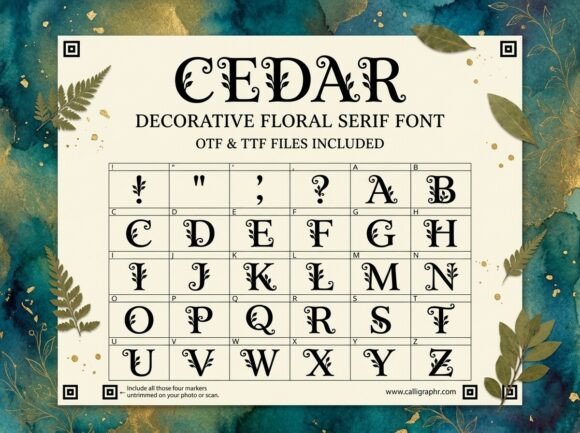 Cedar Font - Preview 2