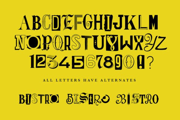 Collage Font - Preview 1