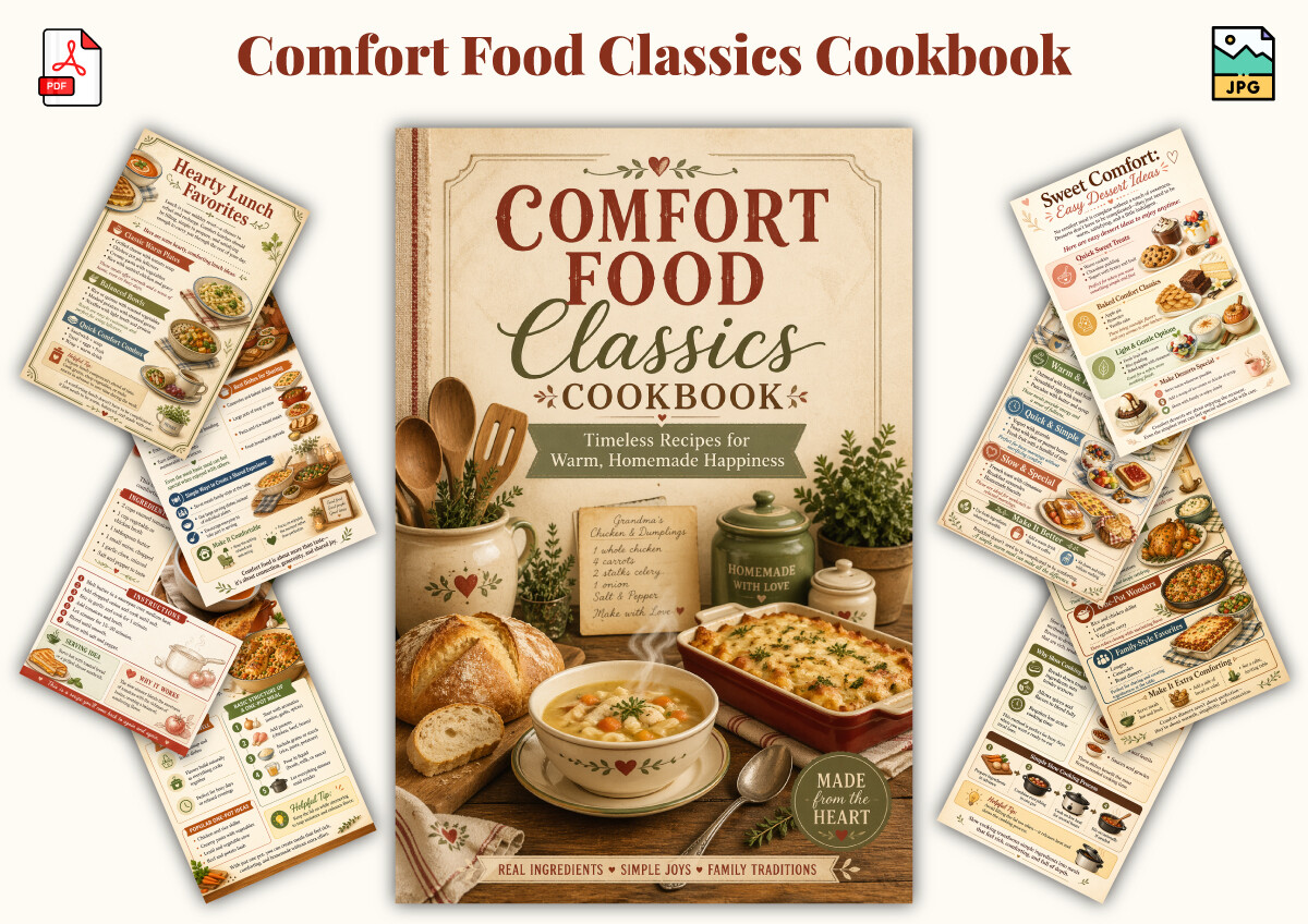 Comfort Food Classics Cookbook