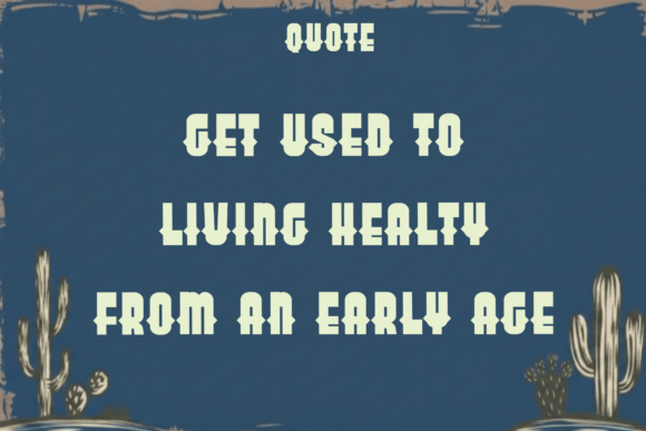 Cowbow Block Font - Preview 3