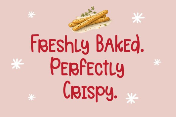 Crispy Breadstick Font - Preview 4