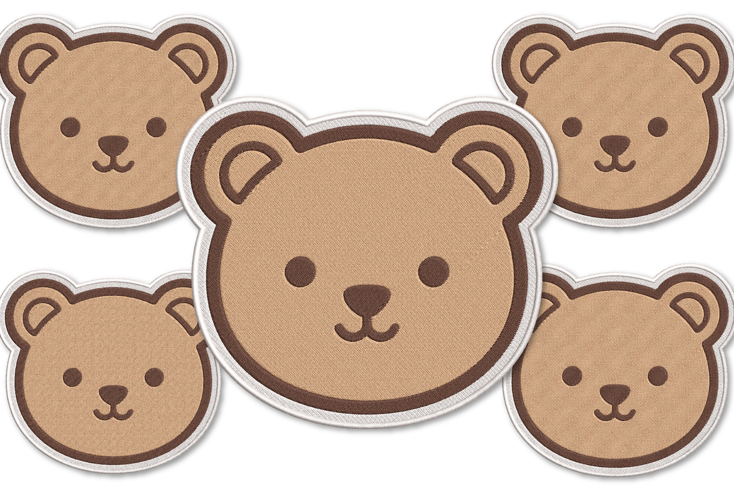 Cute Bear Embroidery Design