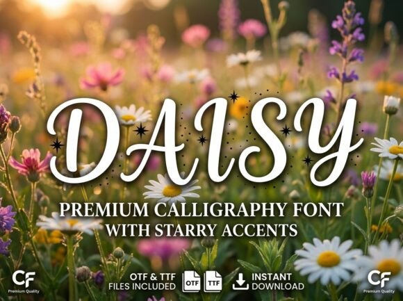 Daisy Font - Preview 1