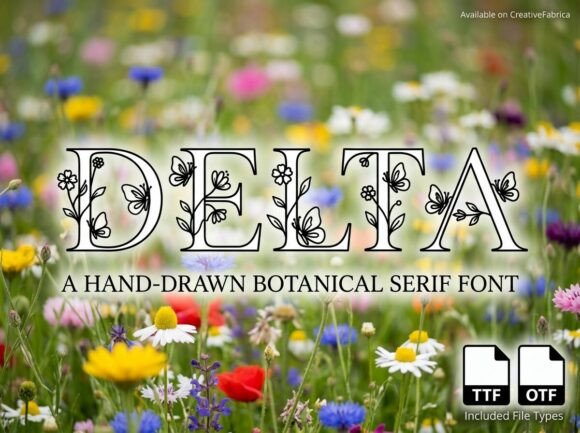 Delta Font - Preview 1