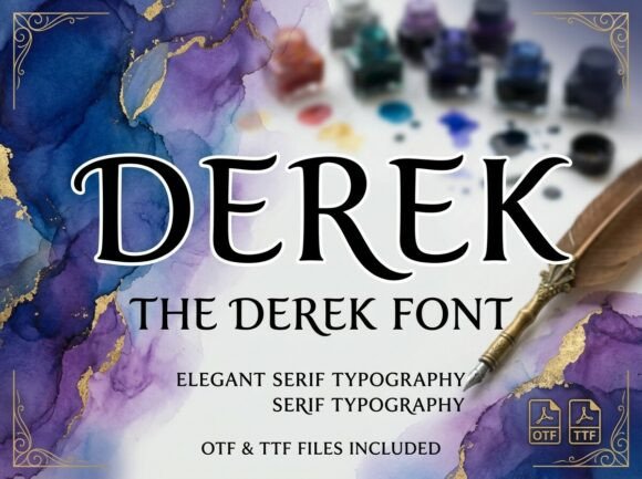 Derek Font - Preview 2