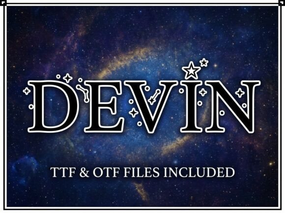 Devin Font - Preview 1