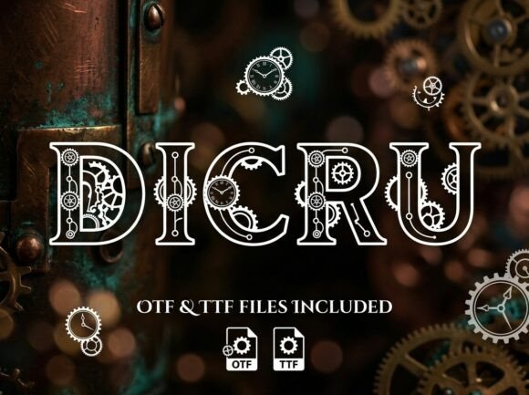 Dicru Font - Preview 2