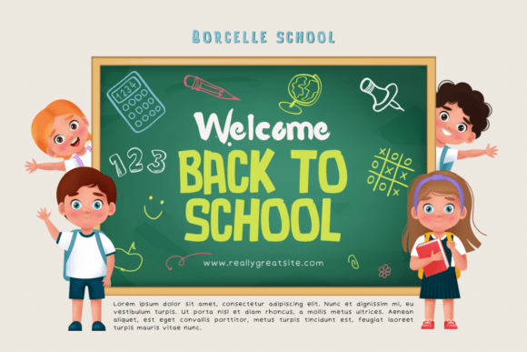 Doodle Back to School Font - Preview 6