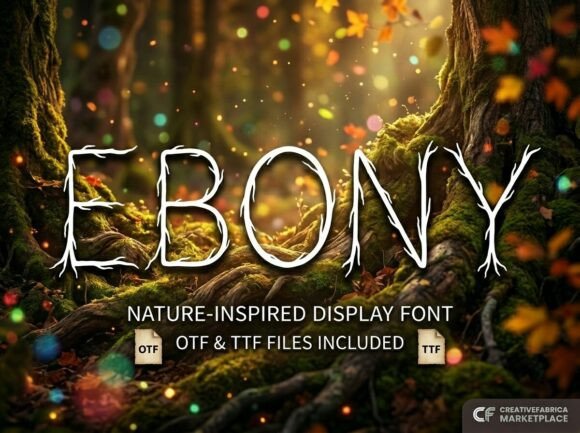 Ebony Font - Preview 2