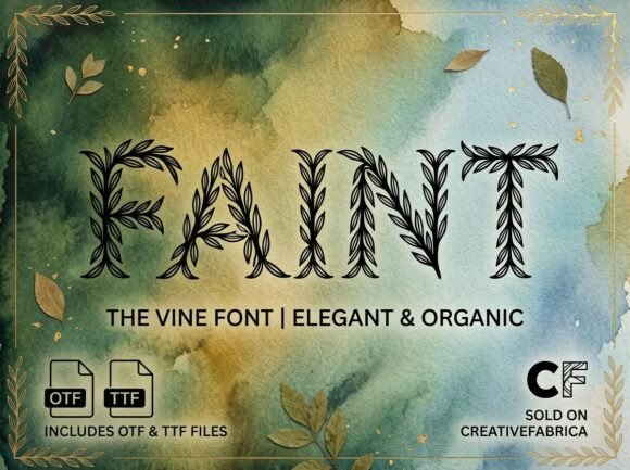Faint Font - Preview 1