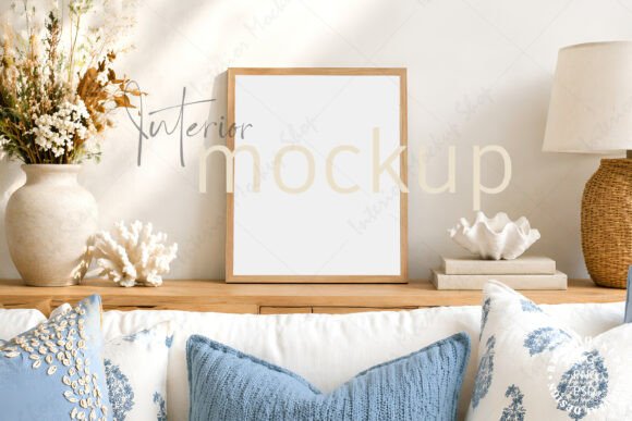 Frame Mockup Interior - 584 Graphic Frames & Posters By Mockups Shop