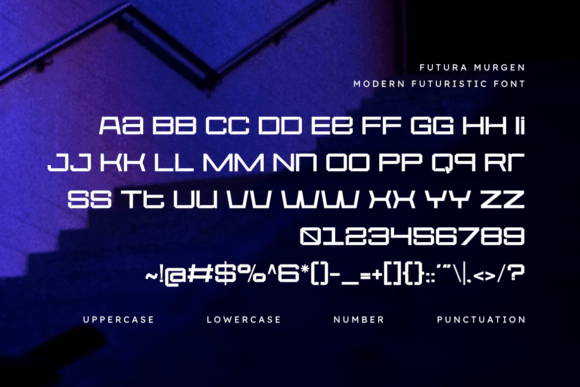 Futura Murgen Font PNG with transparent background - Preview 1