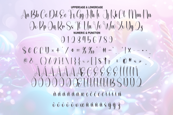 Glowing Candy Font - Preview 6
