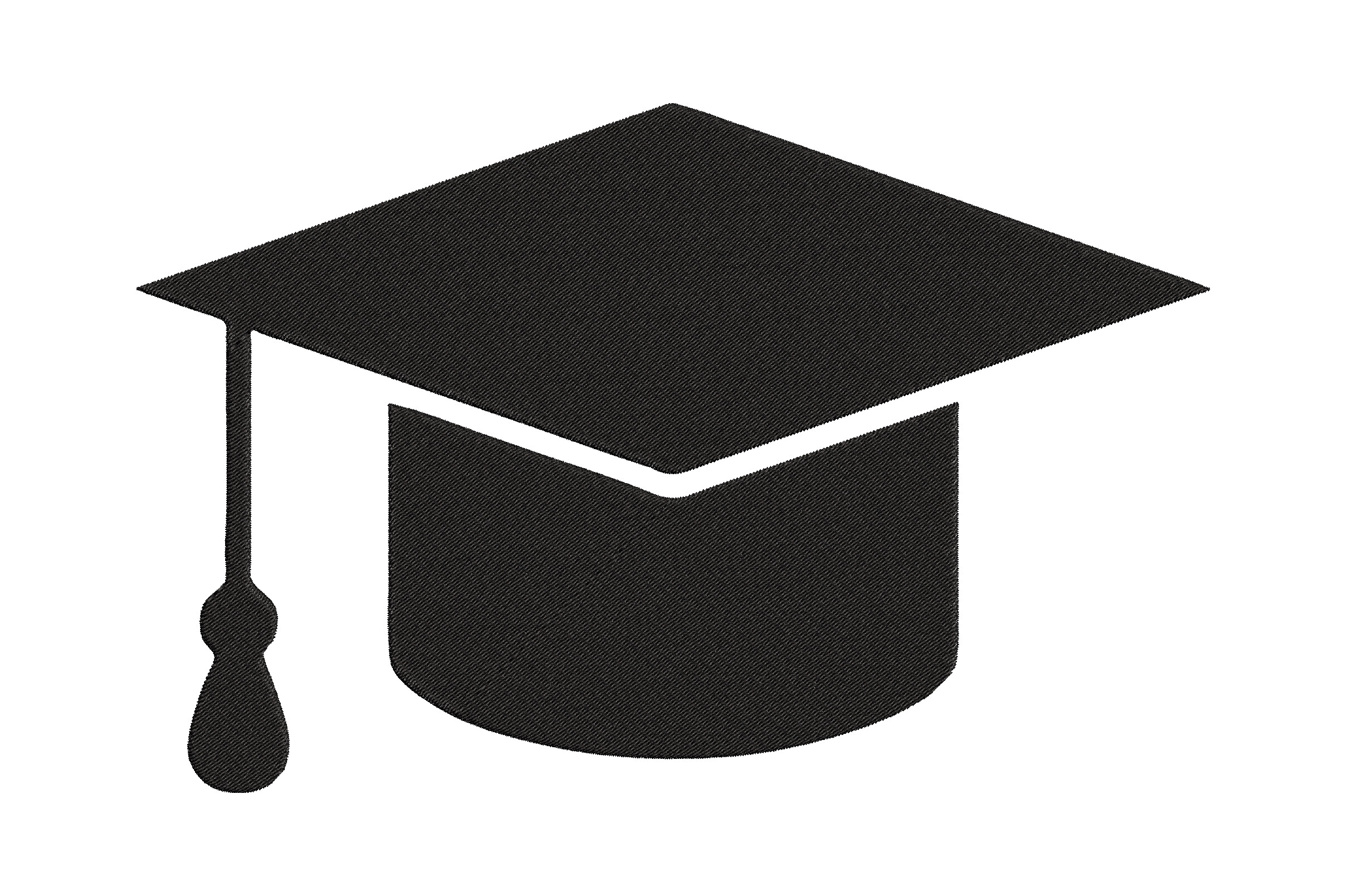 Graduation Cap Embroidery Design