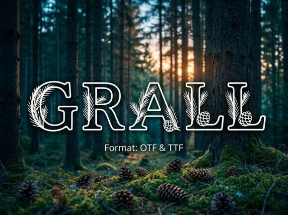 Grall Font PNG with transparent background - Preview 2