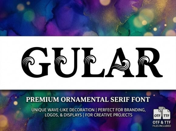 Gular Font font preview - 2