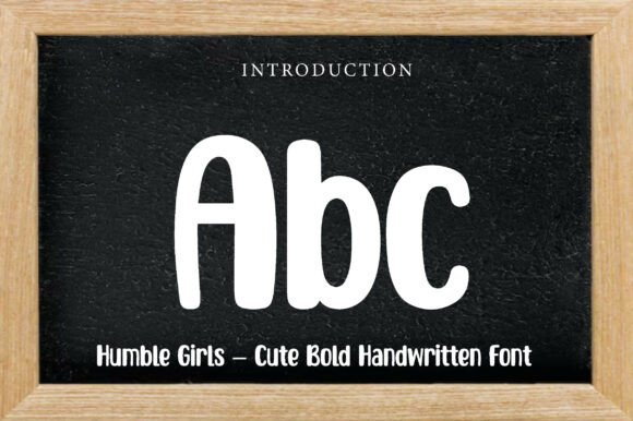 Humble Girls Font PNG with transparent background - Preview 1