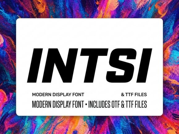 Intsi Font PNG with transparent background - Preview 2