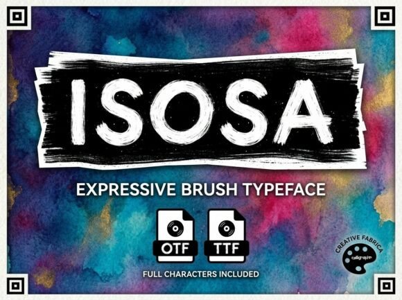 Isosa Font PNG with transparent background - Preview 1