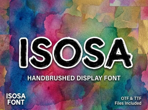 Isosa Font PNG with transparent background - Preview 2
