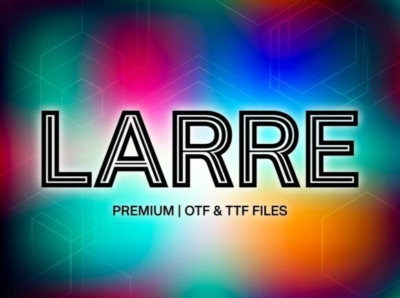 Larre Font PNG with transparent background - Preview 2
