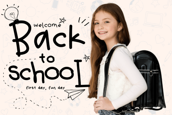 Leslie Crayon Font PNG with transparent background - Preview 4