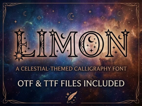 Limon Font PNG with transparent background - Preview 2