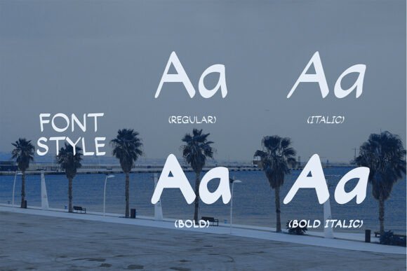 Loceane Font PNG with transparent background - Preview 3
