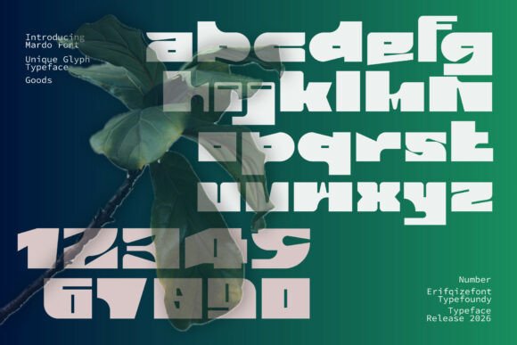 Mardo Font PNG with transparent background - Preview 3