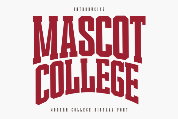 Mascot College Display Font By Almairatype Studio