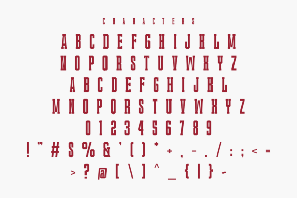 Mascot College Font PNG with transparent background - Preview 1