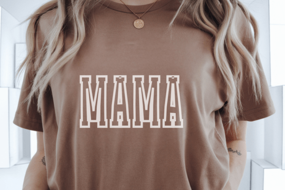 Mascot College Outline Font PNG with transparent background - Preview 3
